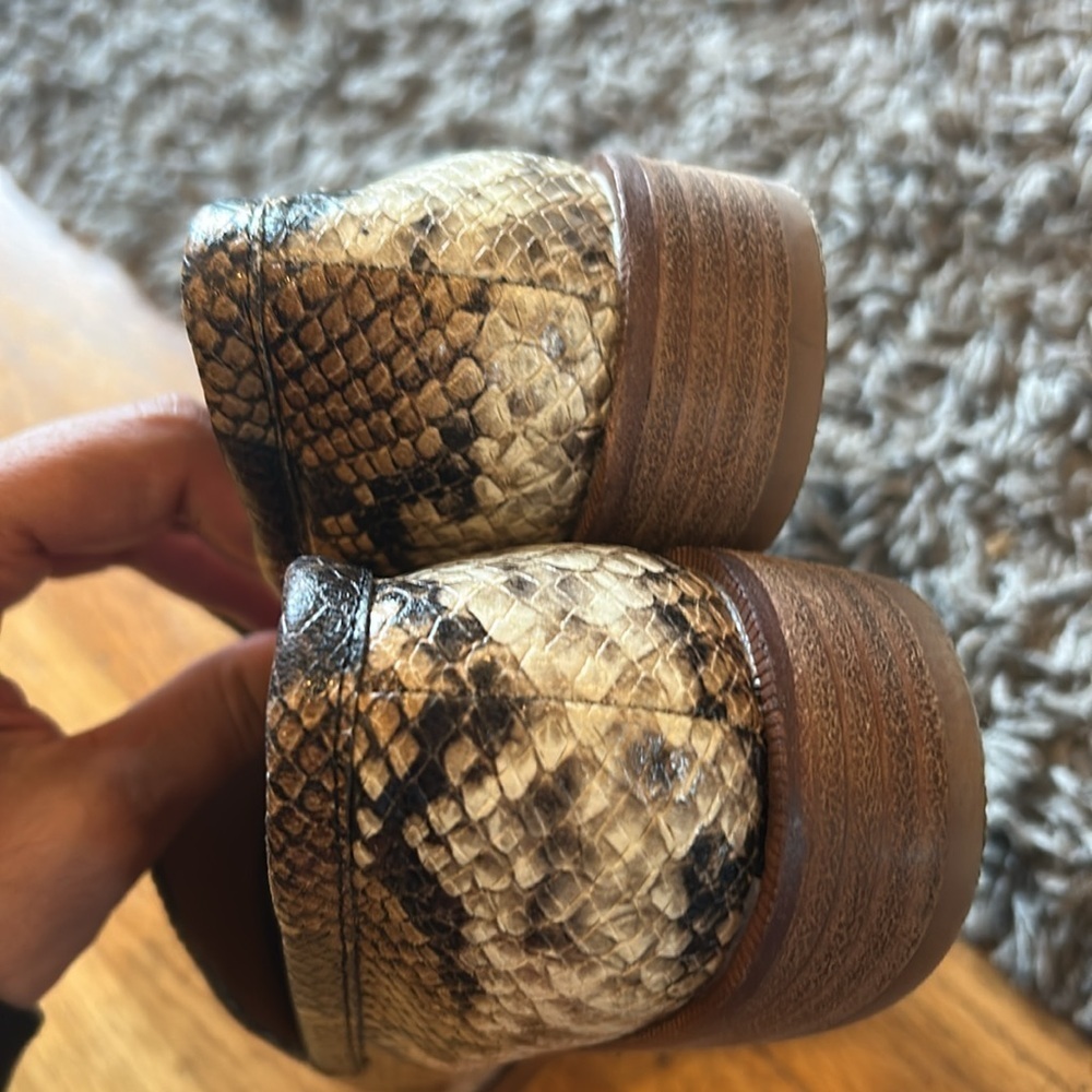 Madewell The Frances Loafer in Snake Embossed Leather Size 5.5 - Picture 6 of 11